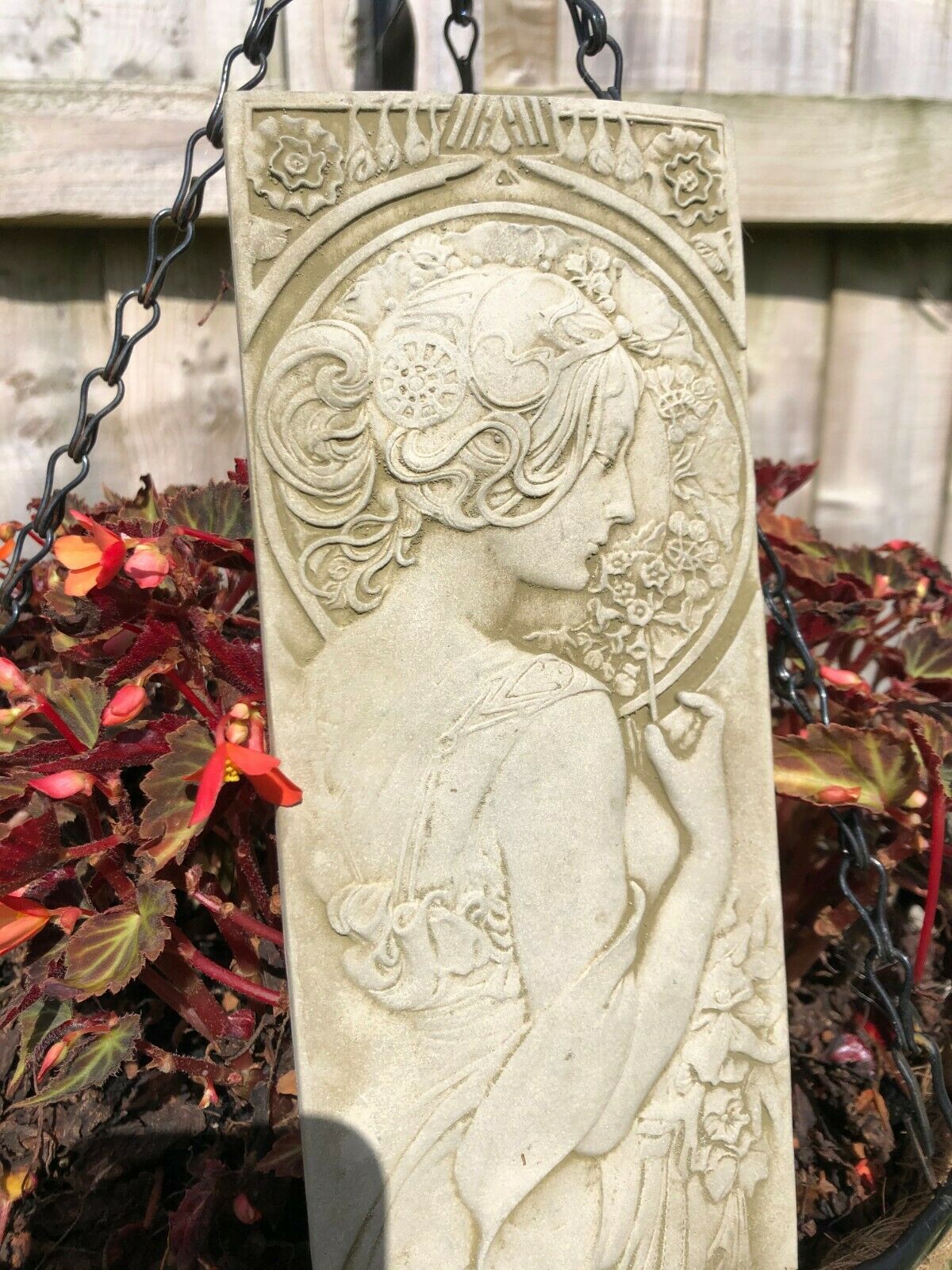 Art Deco Lady Plaque