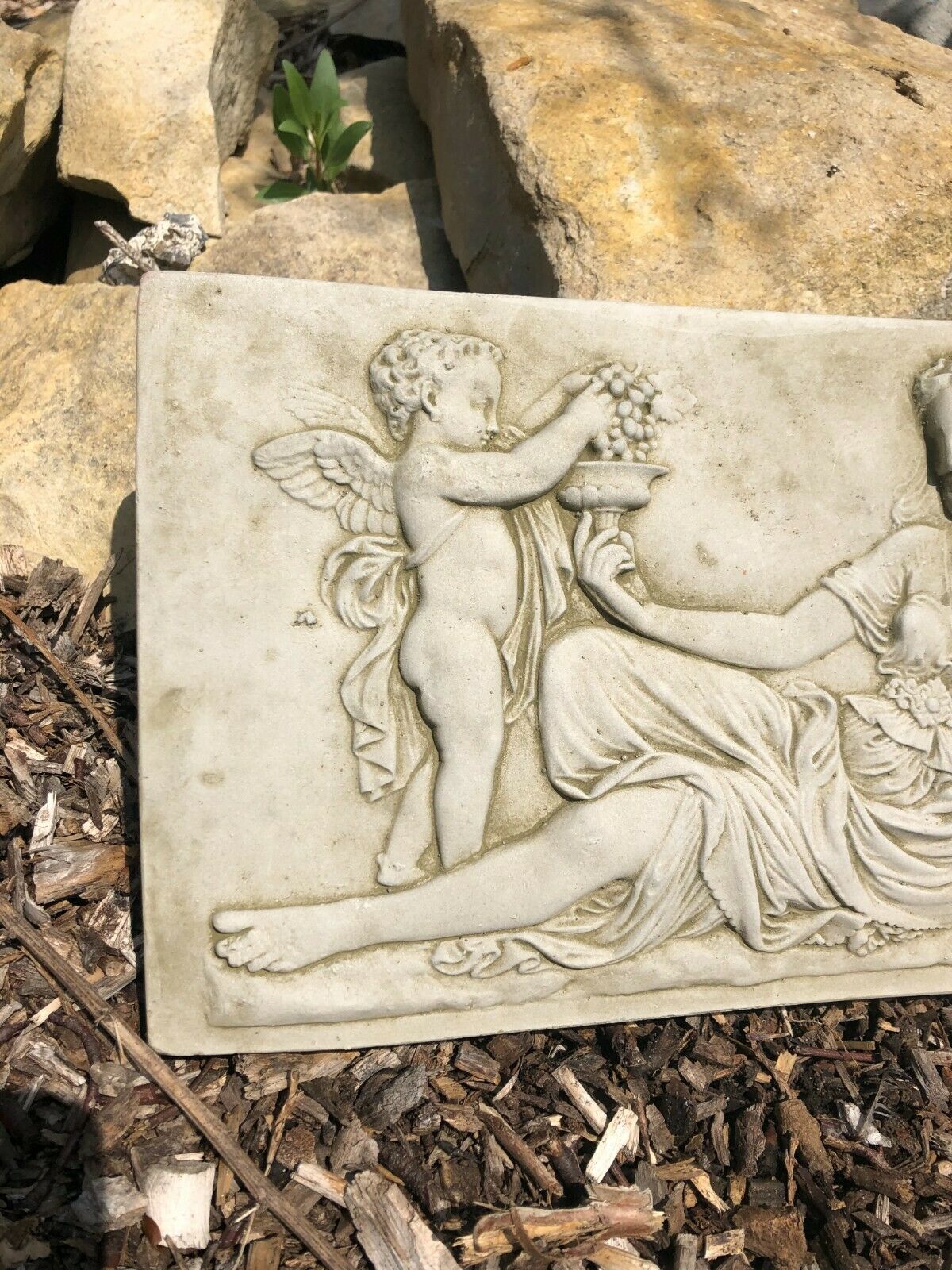 Roman Lady Stone Plaque B