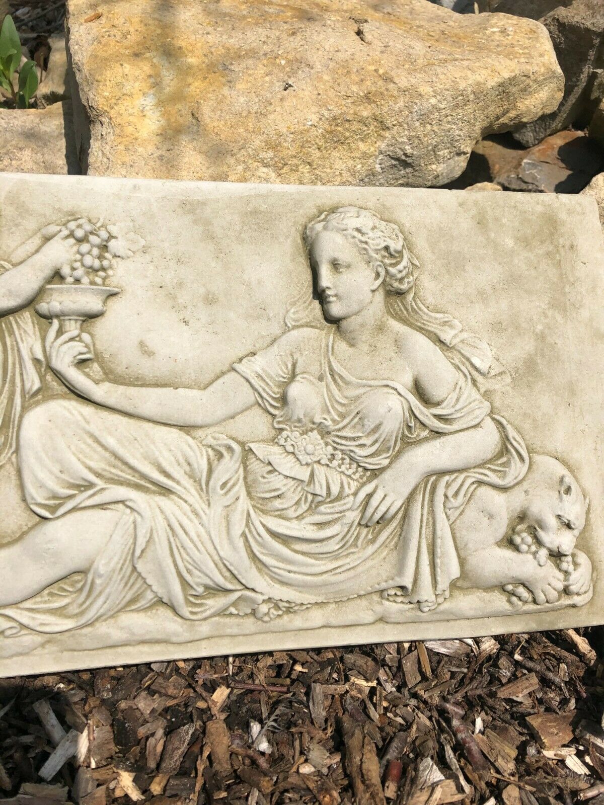 Roman Lady Stone Plaque B