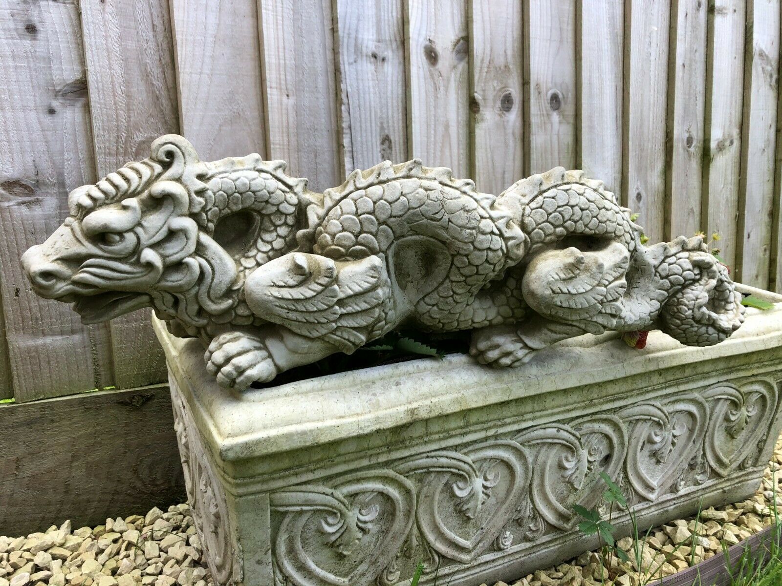 Chinese Dragon Stone Statue