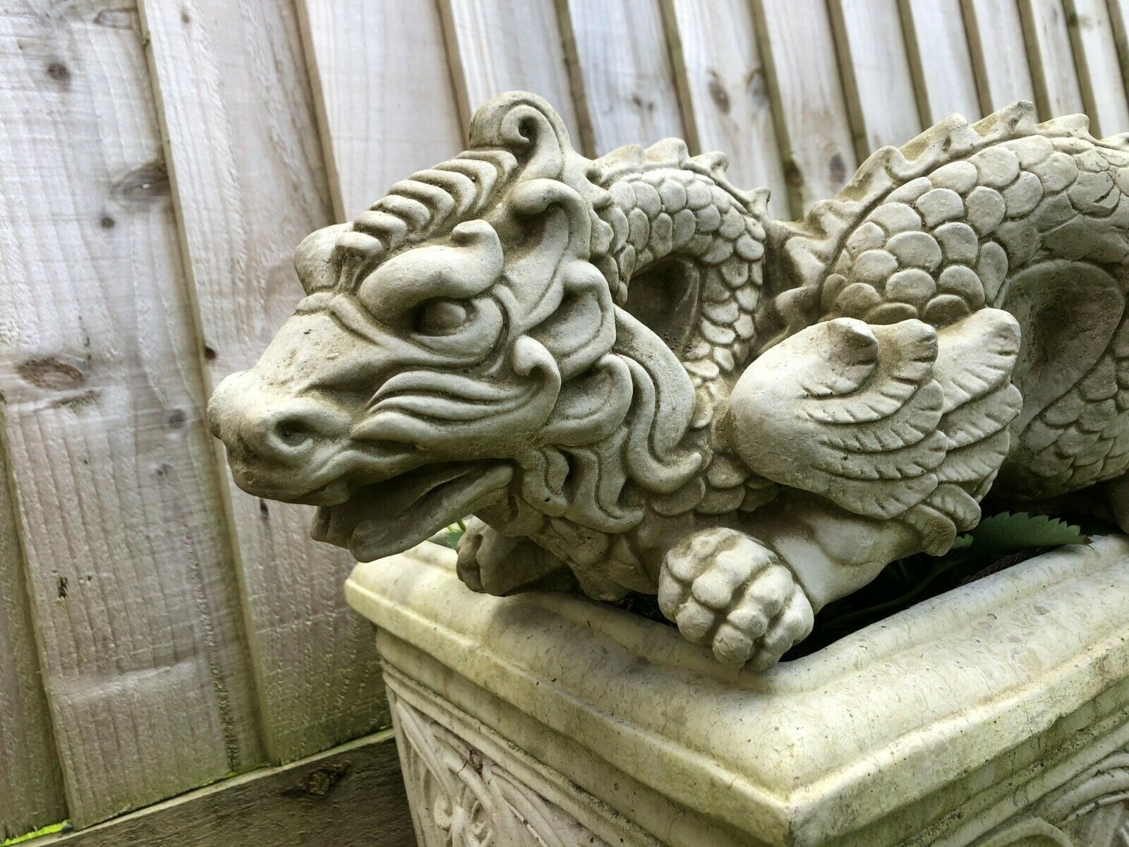 Chinese Dragon Stone Statue