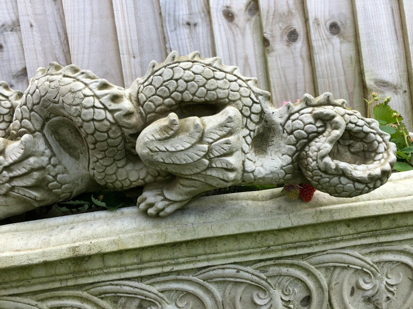 Chinese Dragon Stone Statue