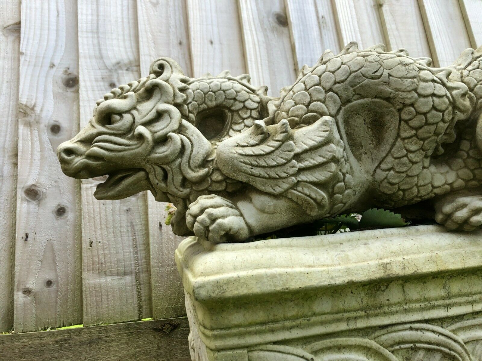 Chinese Dragon Stone Statue