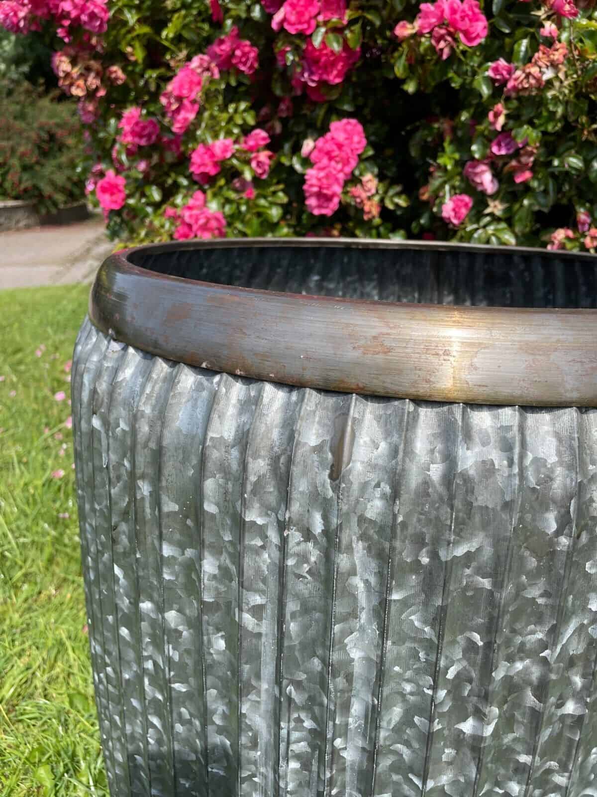 Galvanised Vintage Dolly Tub Set of 3