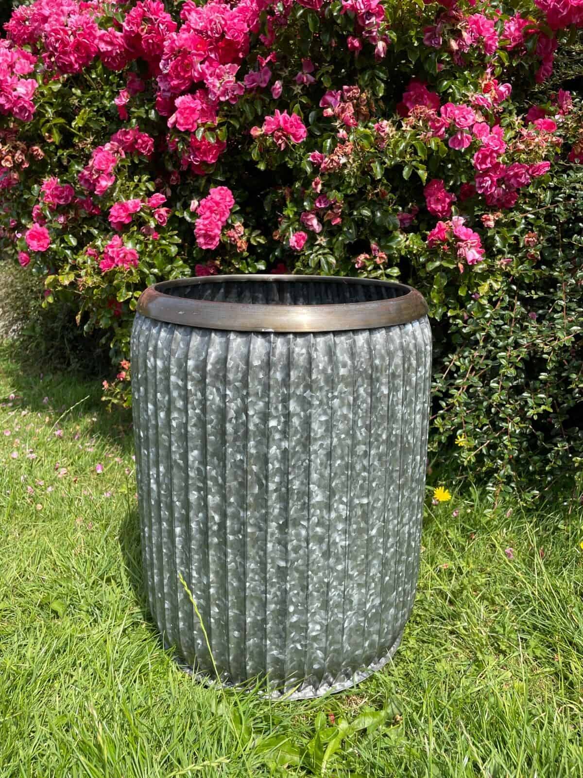 Galvanised Vintage Dolly Tub Set of 3