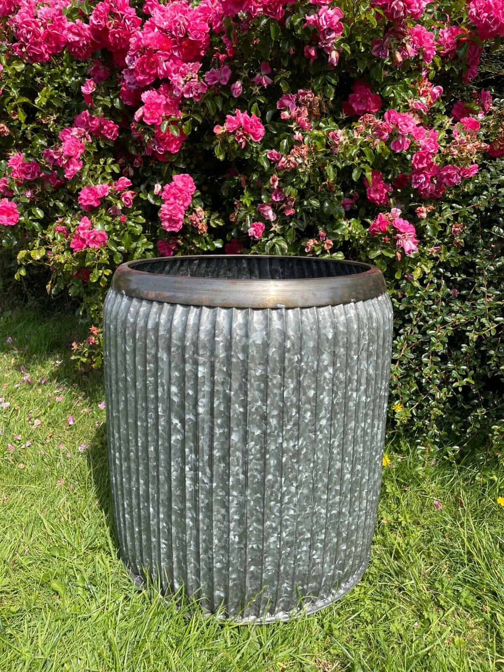 Galvanised Vintage Dolly Tub Set of 3