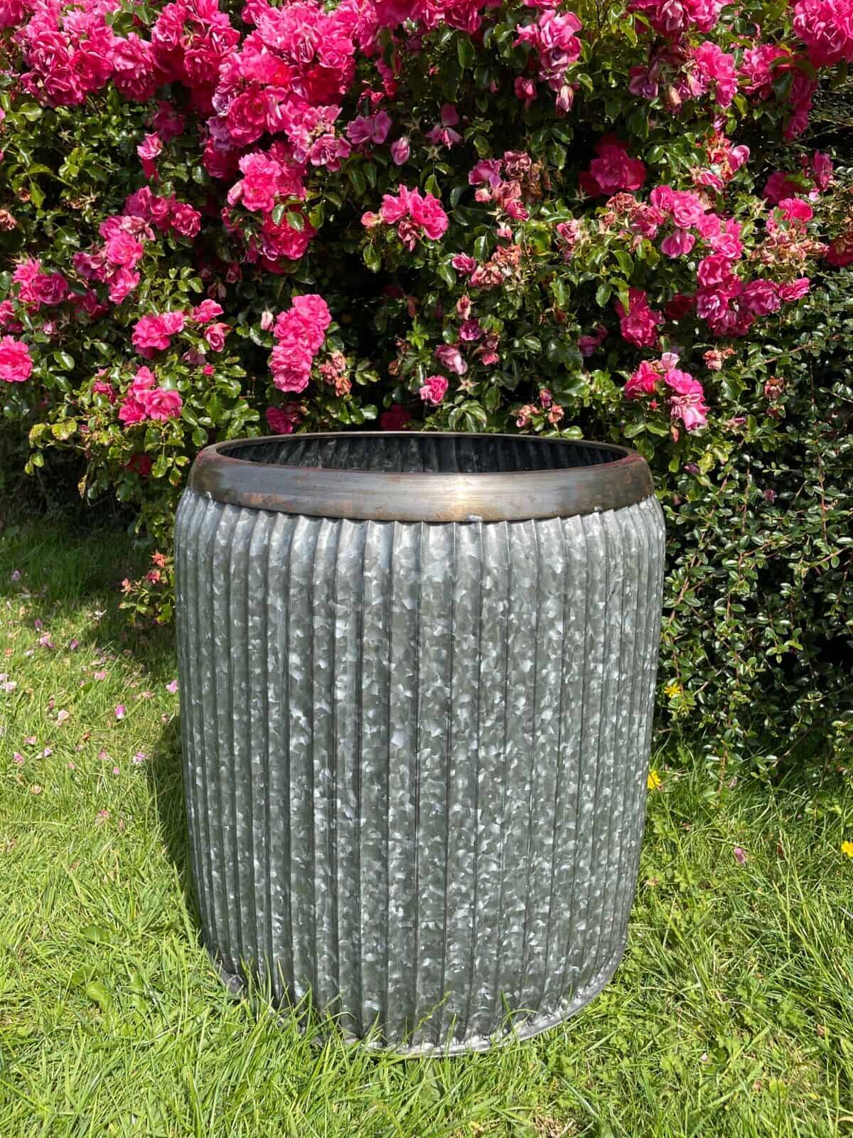 Galvanised Vintage Dolly Tub Set of 3