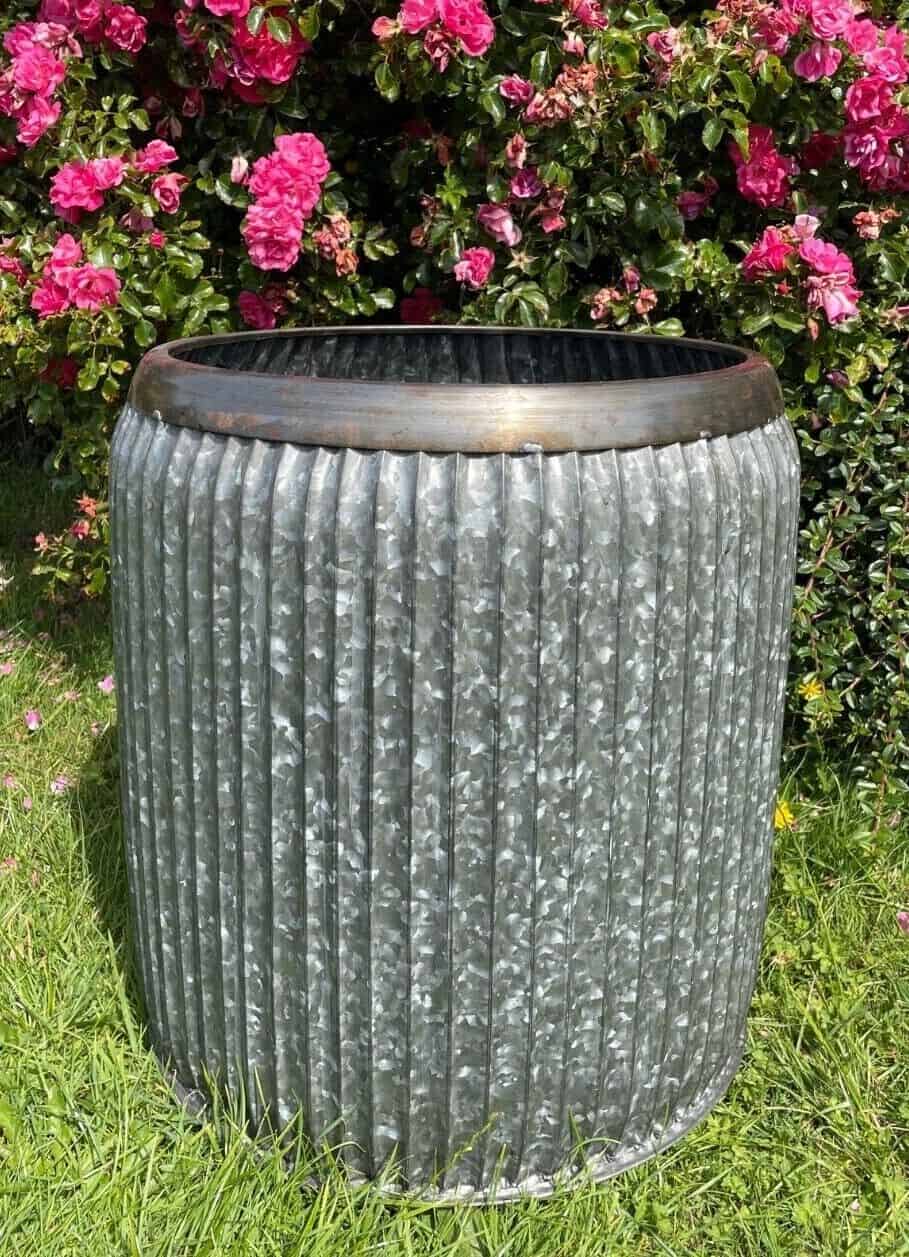 Galvanised Vintage Dolly Tub Set of 3