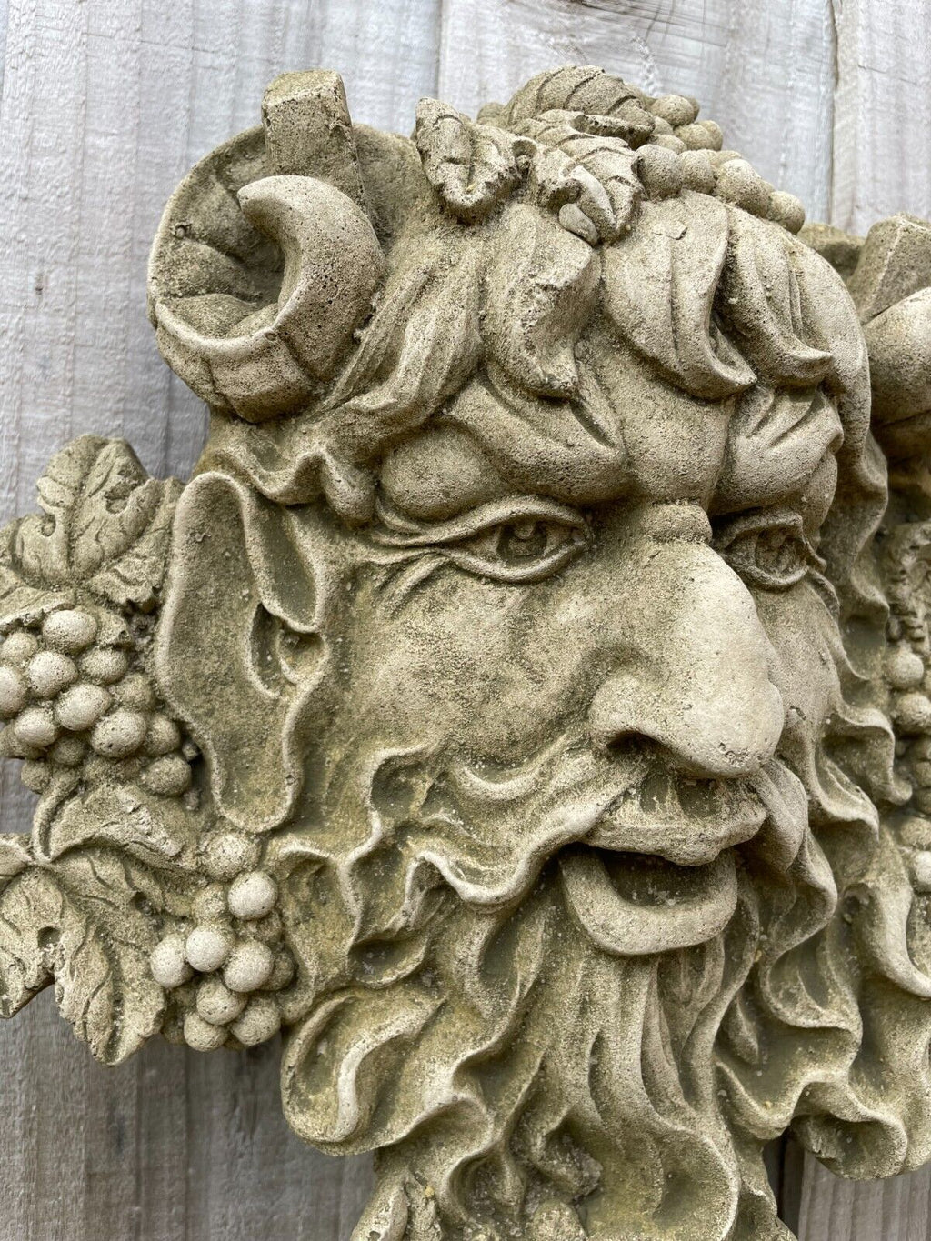 Bacchus Greenman Stone Plaque