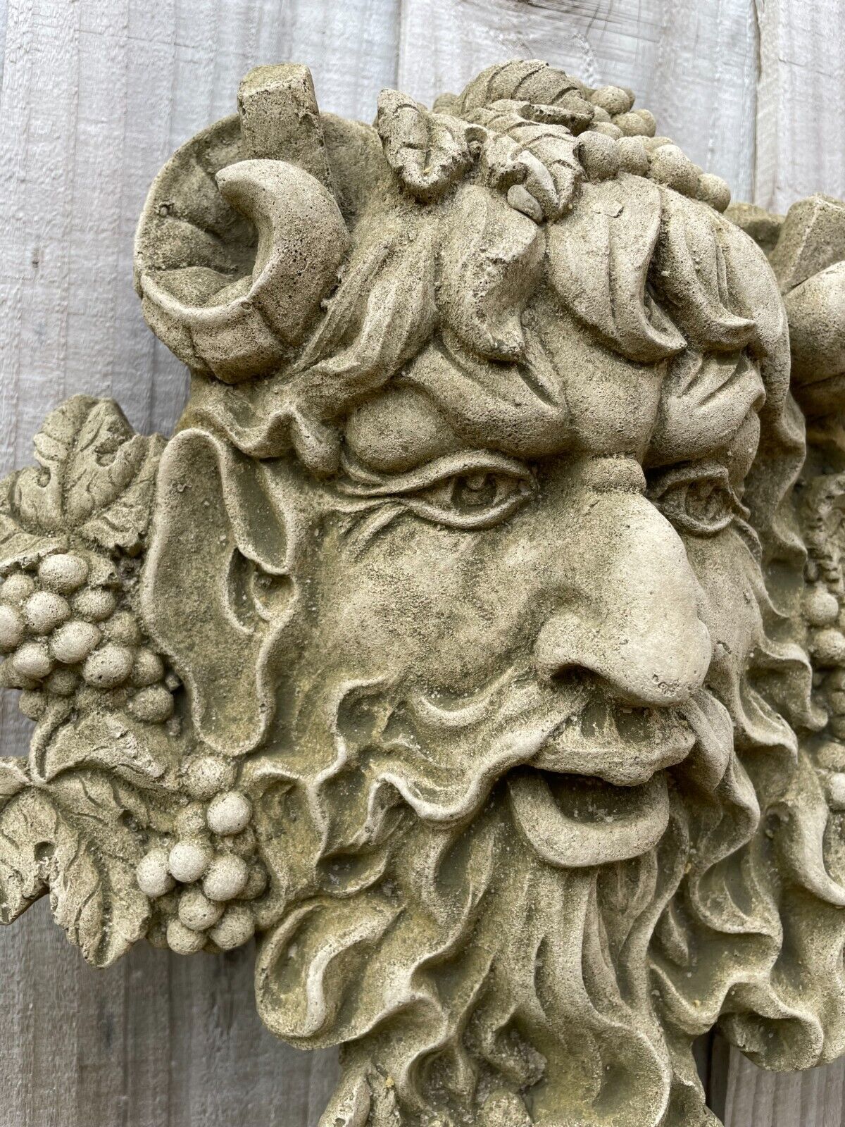 Bacchus Greenman Stone Plaque
