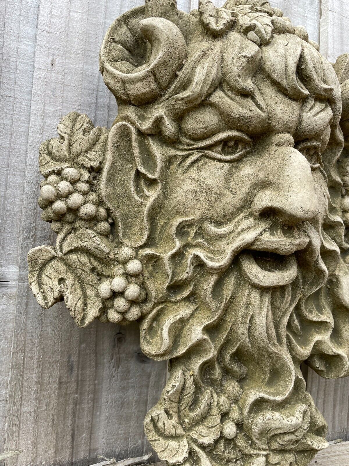 Bacchus Greenman Stone Plaque