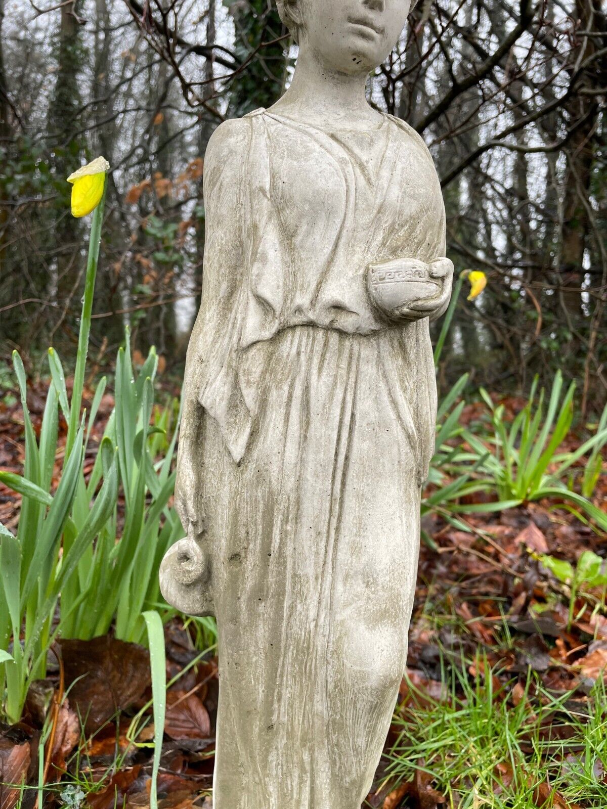 Greek Lady Stone Statue