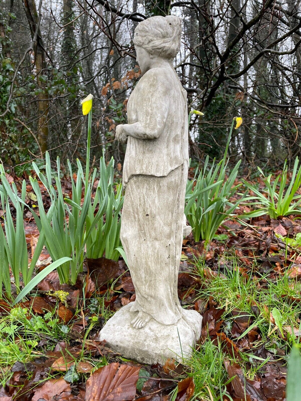 Greek Lady Stone Statue