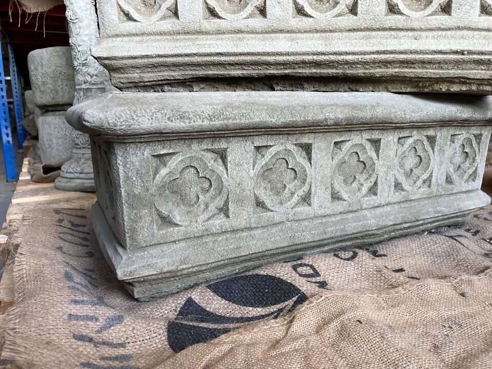 Pair of Large Gothic Stone Troughs