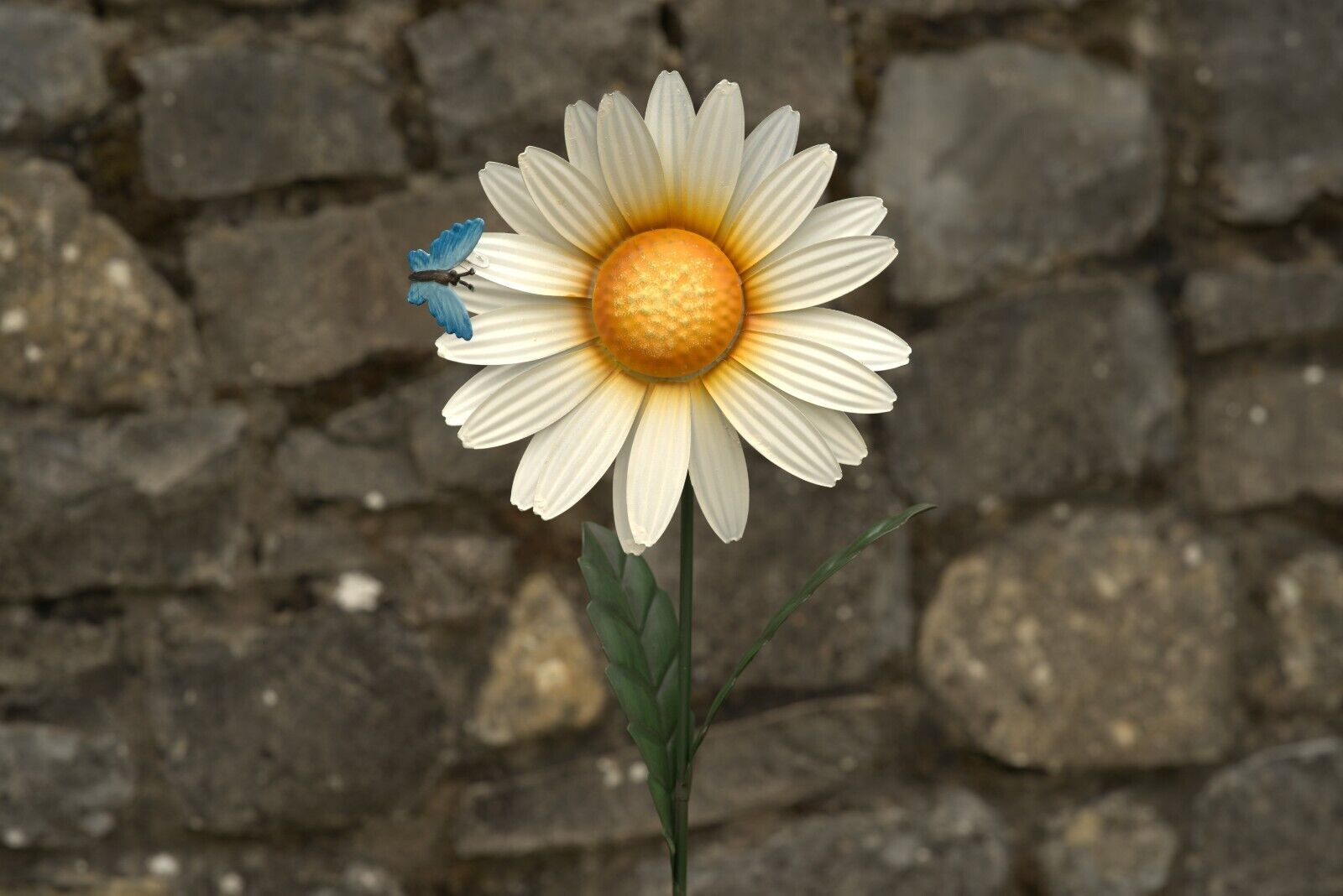 Large Metal Daisy Flower Garden Ornament