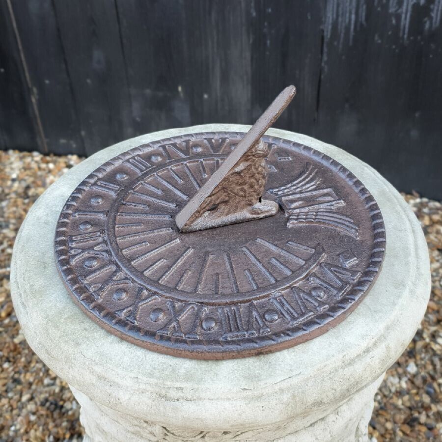Cast Iron Sun Dial