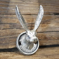 Cast Iron Pewter Hare Hook