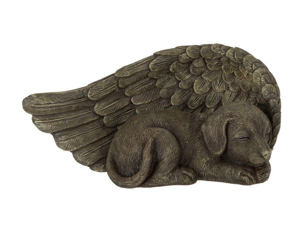 Dog Memorial Resin Statue