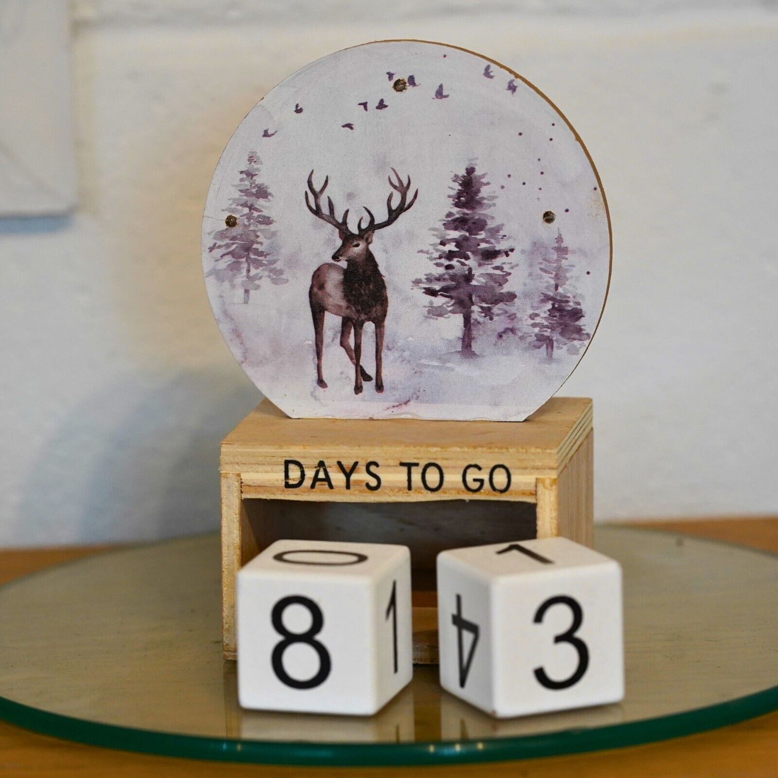 Stag Advent Calendar Christmas Decoration