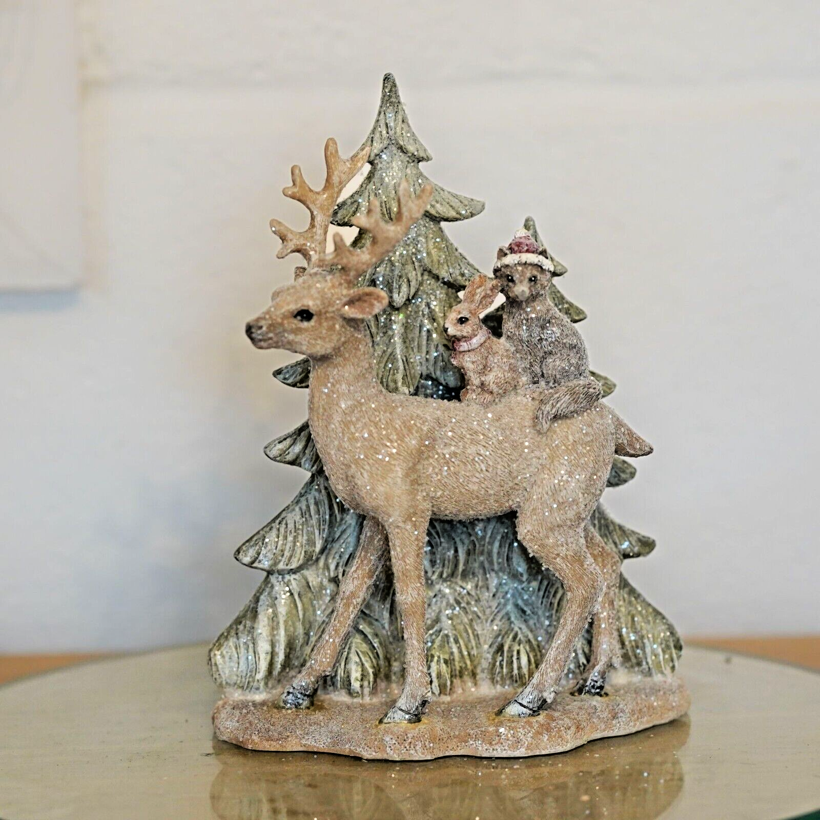 Stag + Christmas Tree Ornament