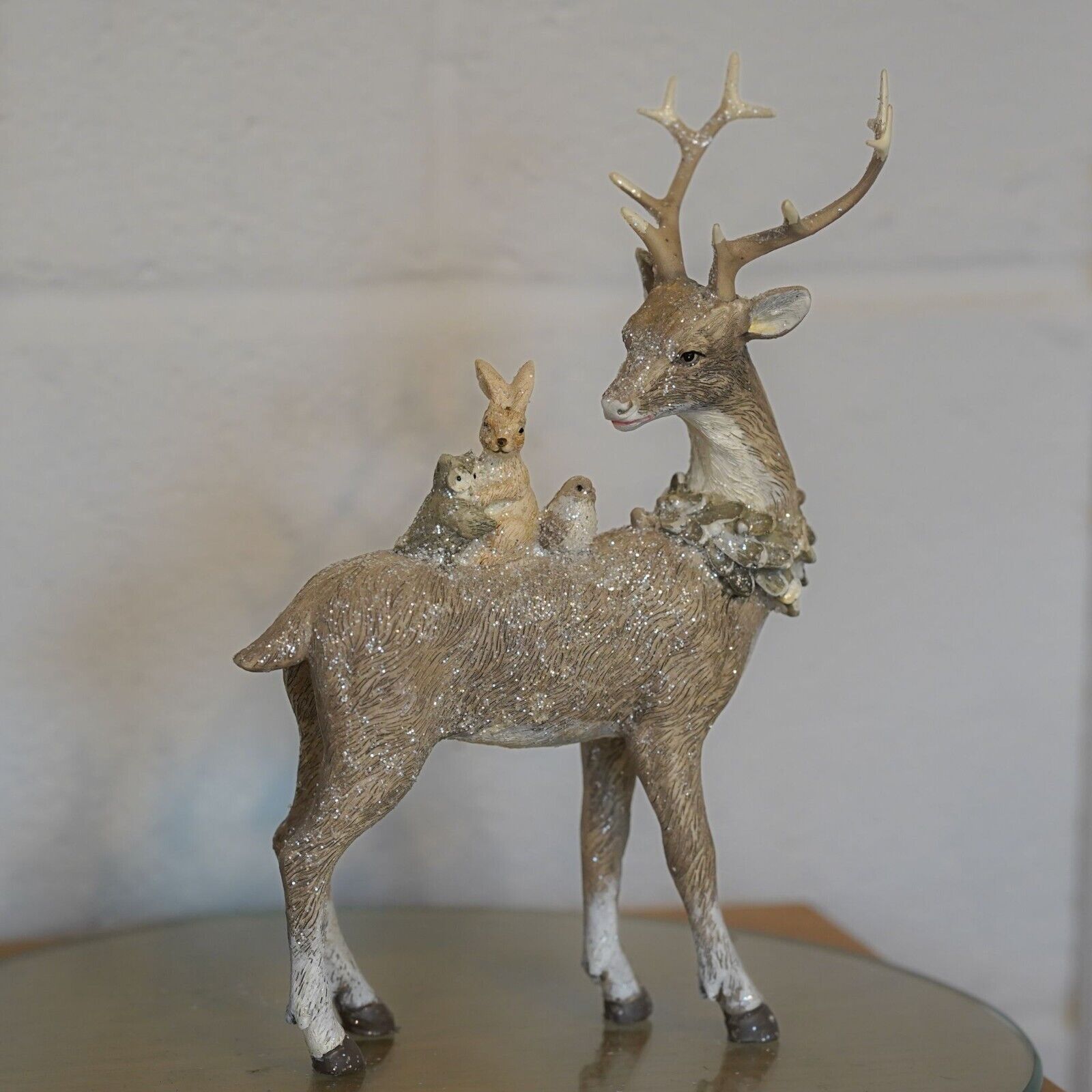 Standing Stag + Animals Ornament