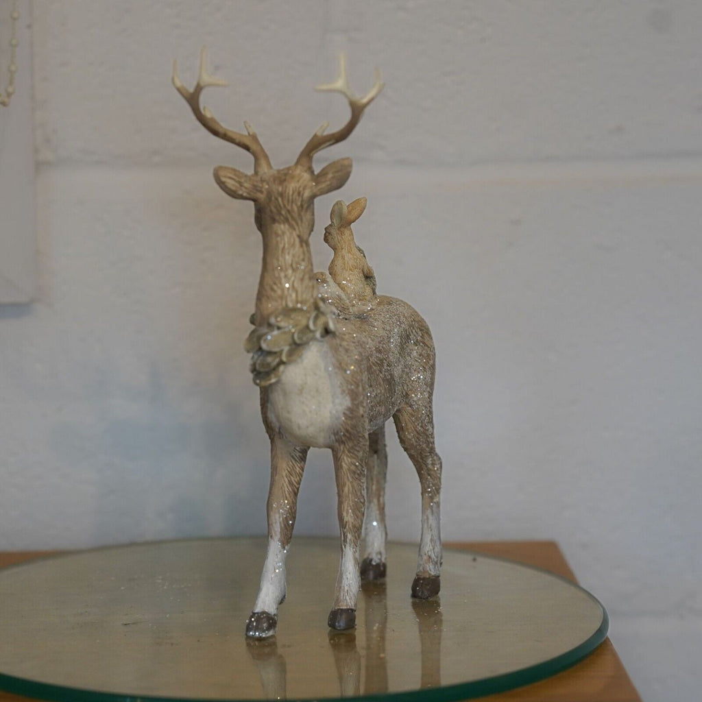 Standing Stag + Animals Ornament