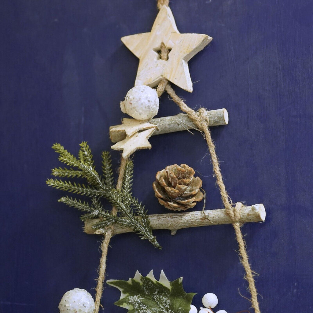 Natural Pinecone Christmas Tree Hanger