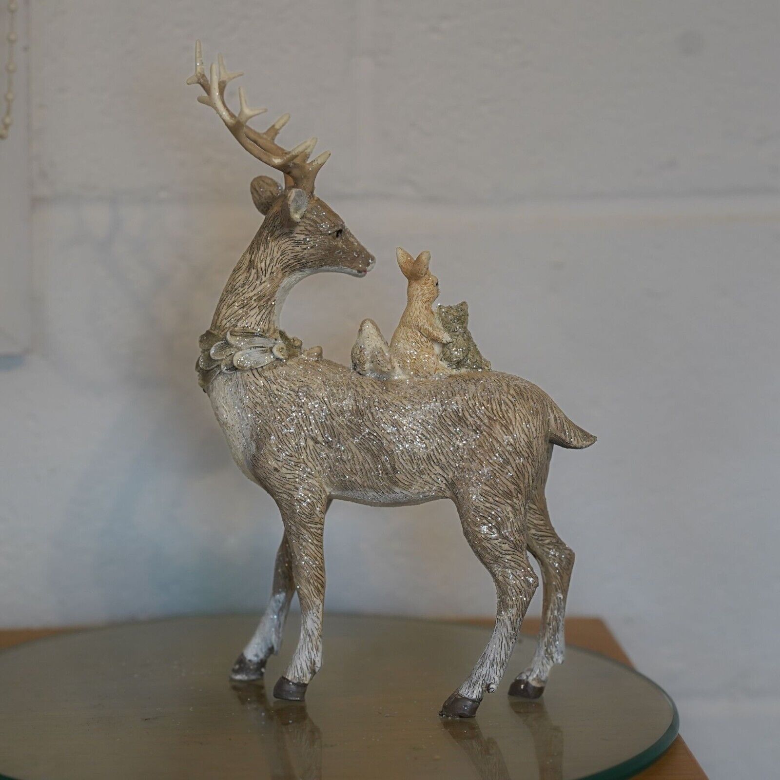 Standing Stag + Animals Ornament