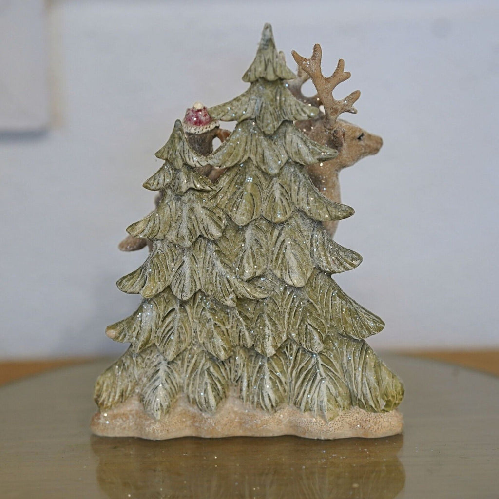 Stag + Christmas Tree Ornament