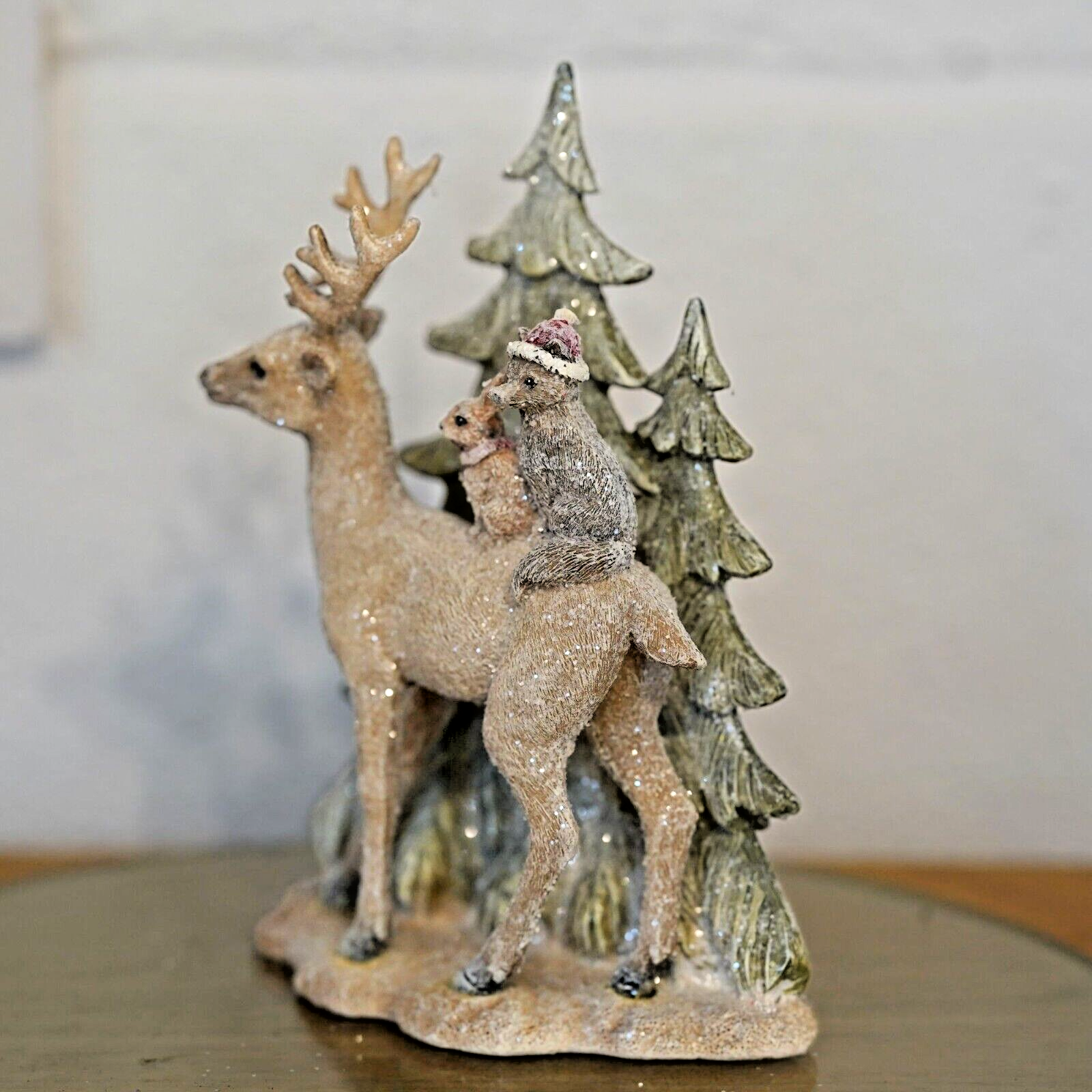 Stag + Christmas Tree Ornament