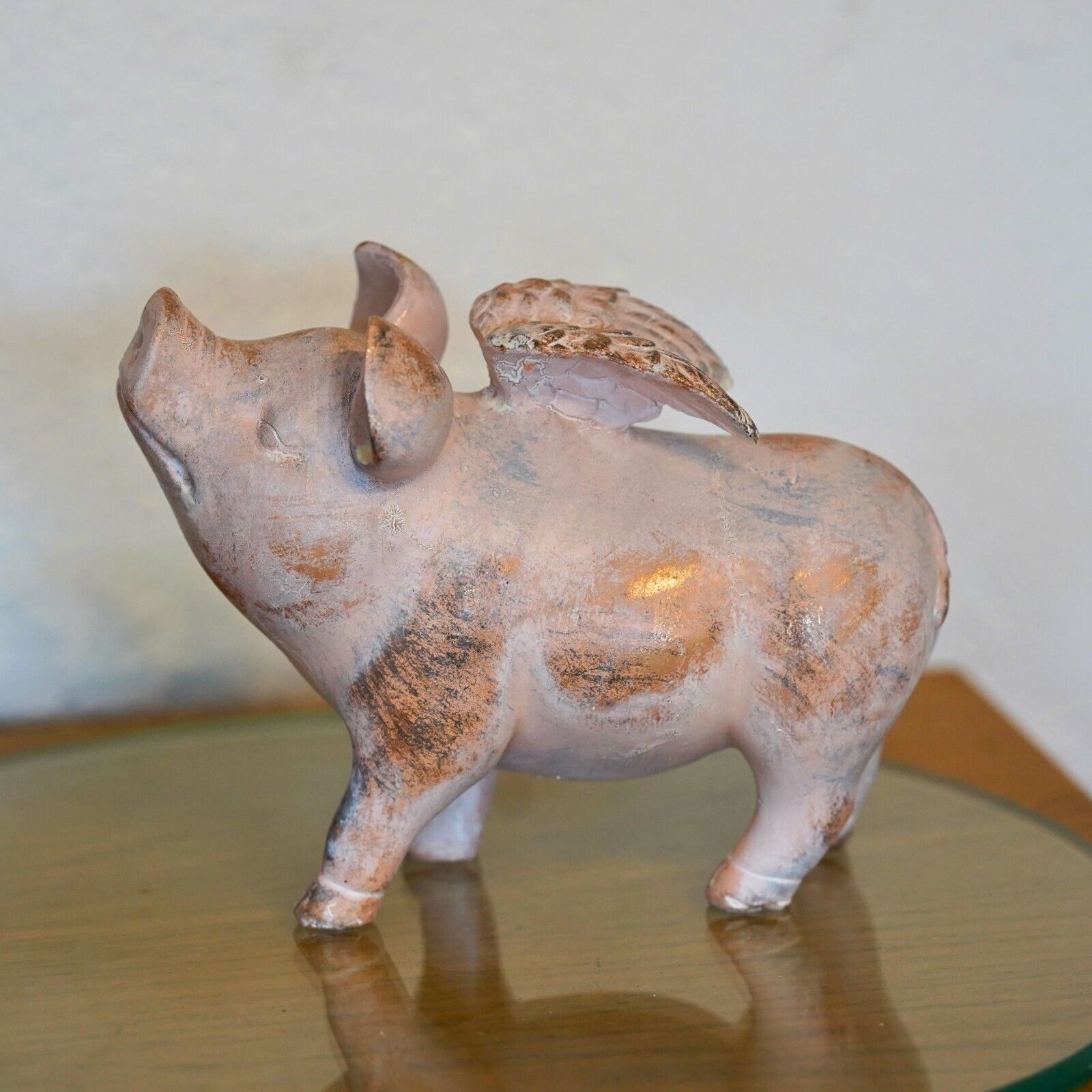 Flying Pig Resin Statue