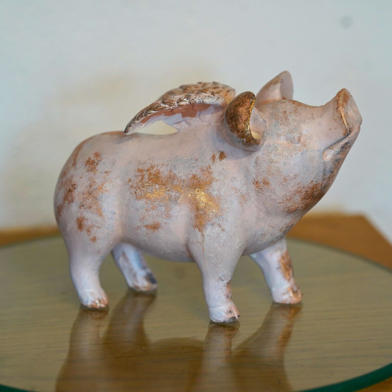 Flying Pig Resin Statue