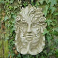 Tealight Green Lady Stone Hanging Plaque