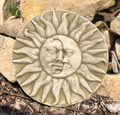 Sun + Moon Stone Hanging Plaque