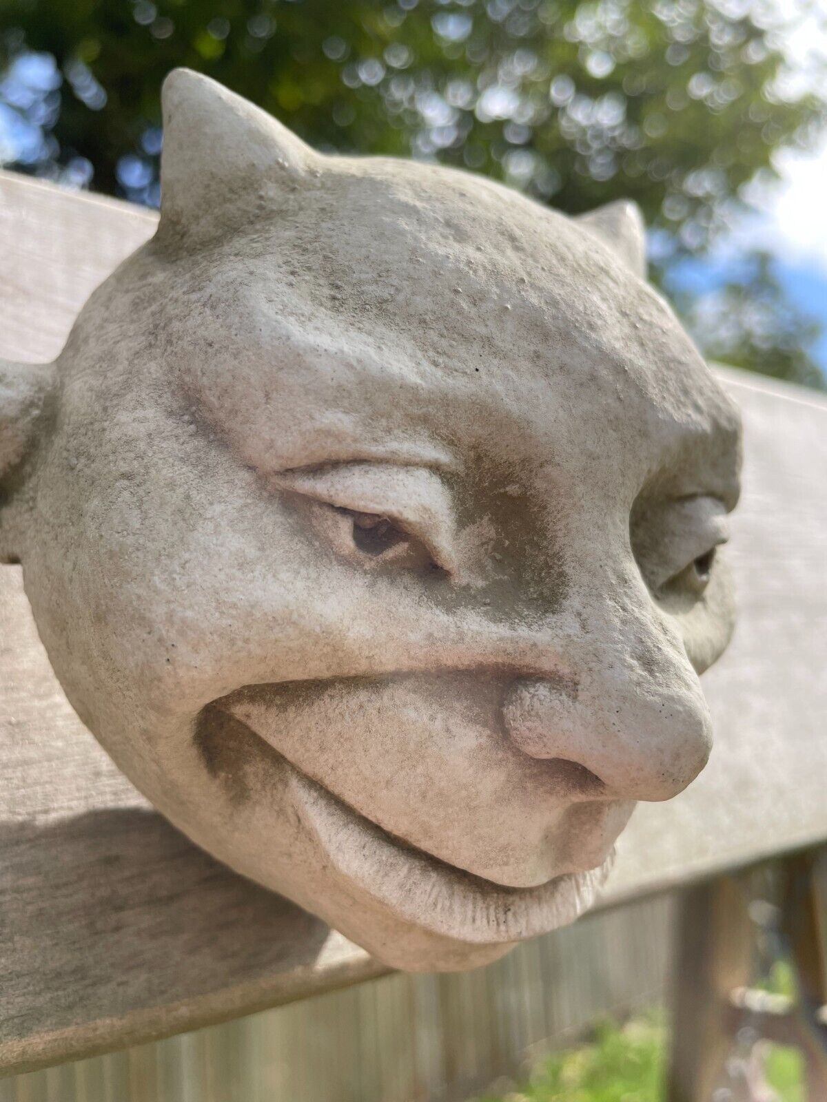 Imp Stone Hanging Plaque