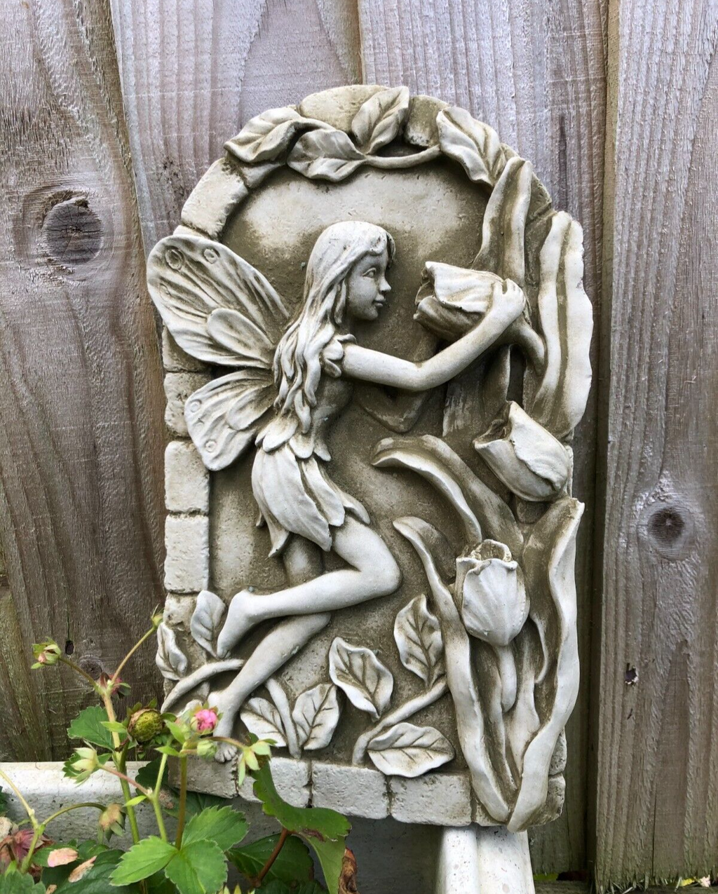 Flower Fairy Stone Hanging Plaque