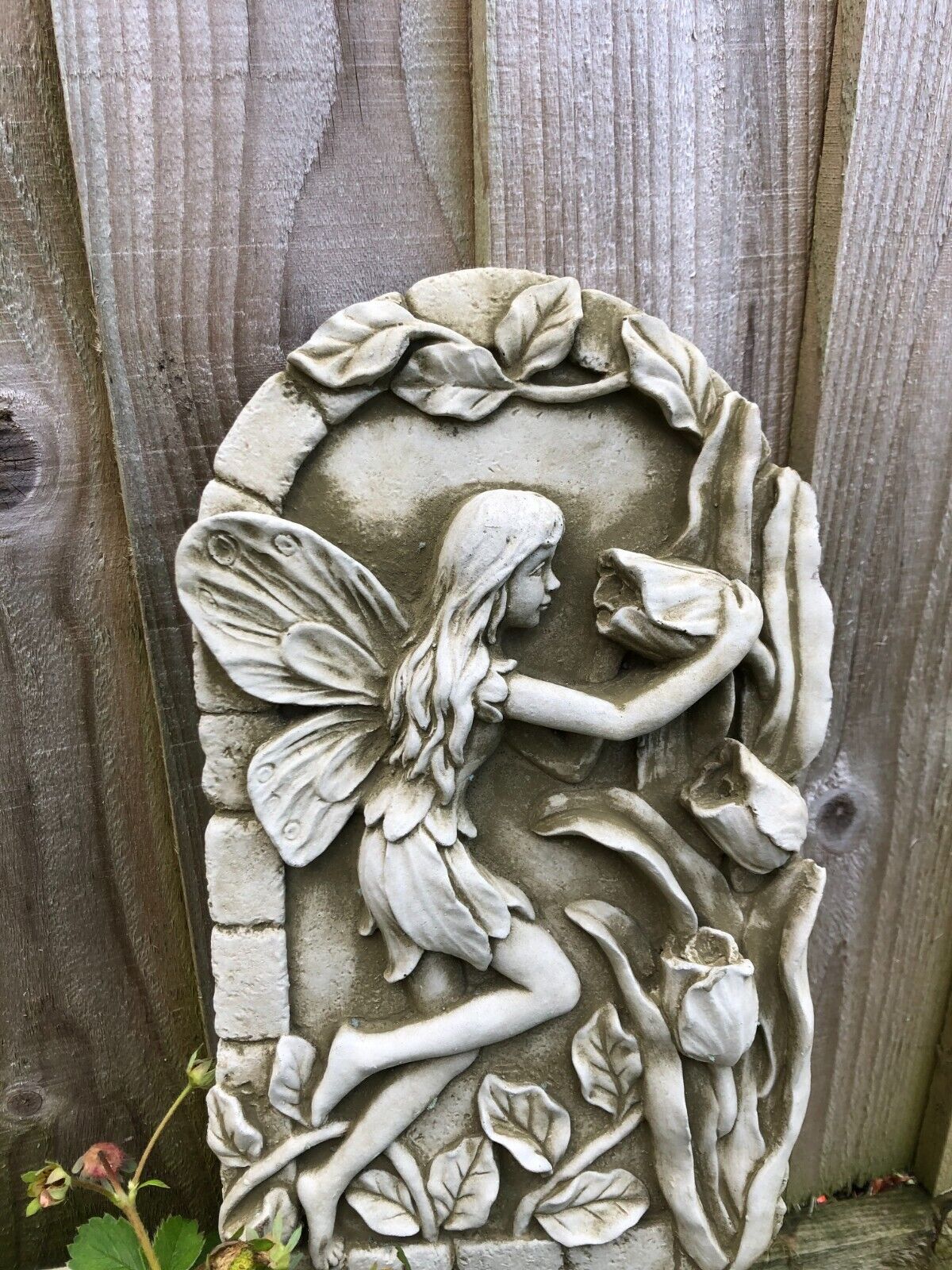 Flower Fairy Stone Hanging Plaque