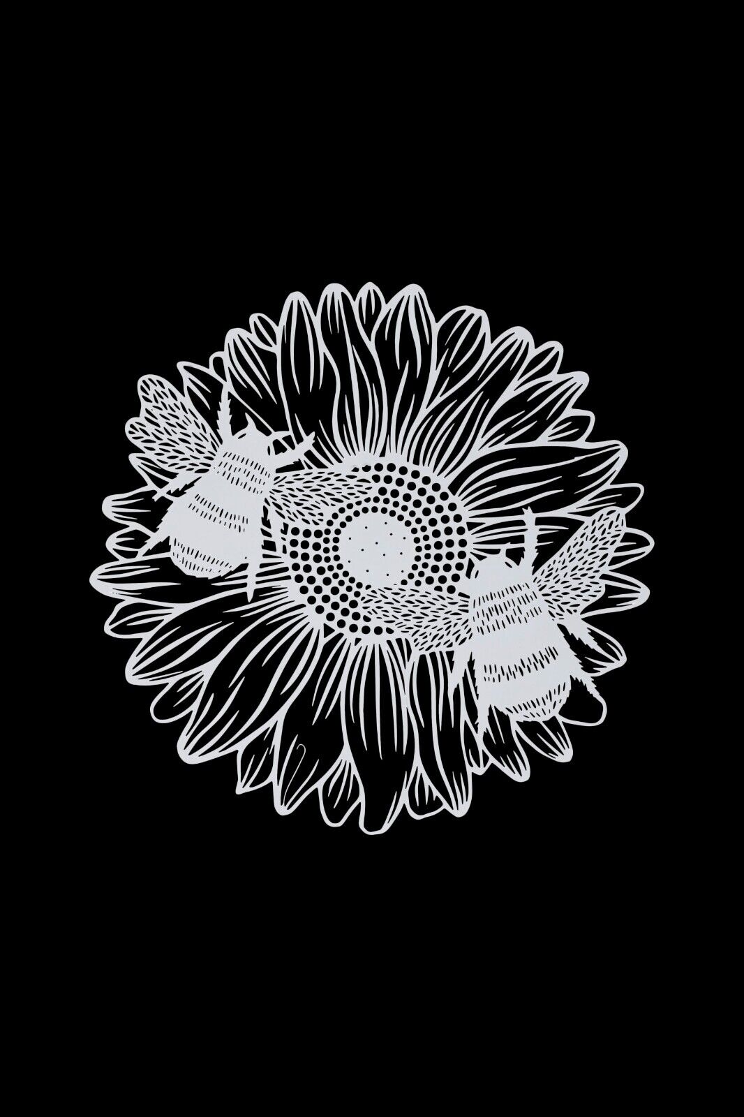 40cm Bumble Bee Metal Wall Plaque