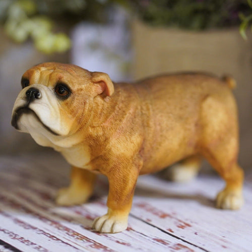 British Bulldog Resin Statue