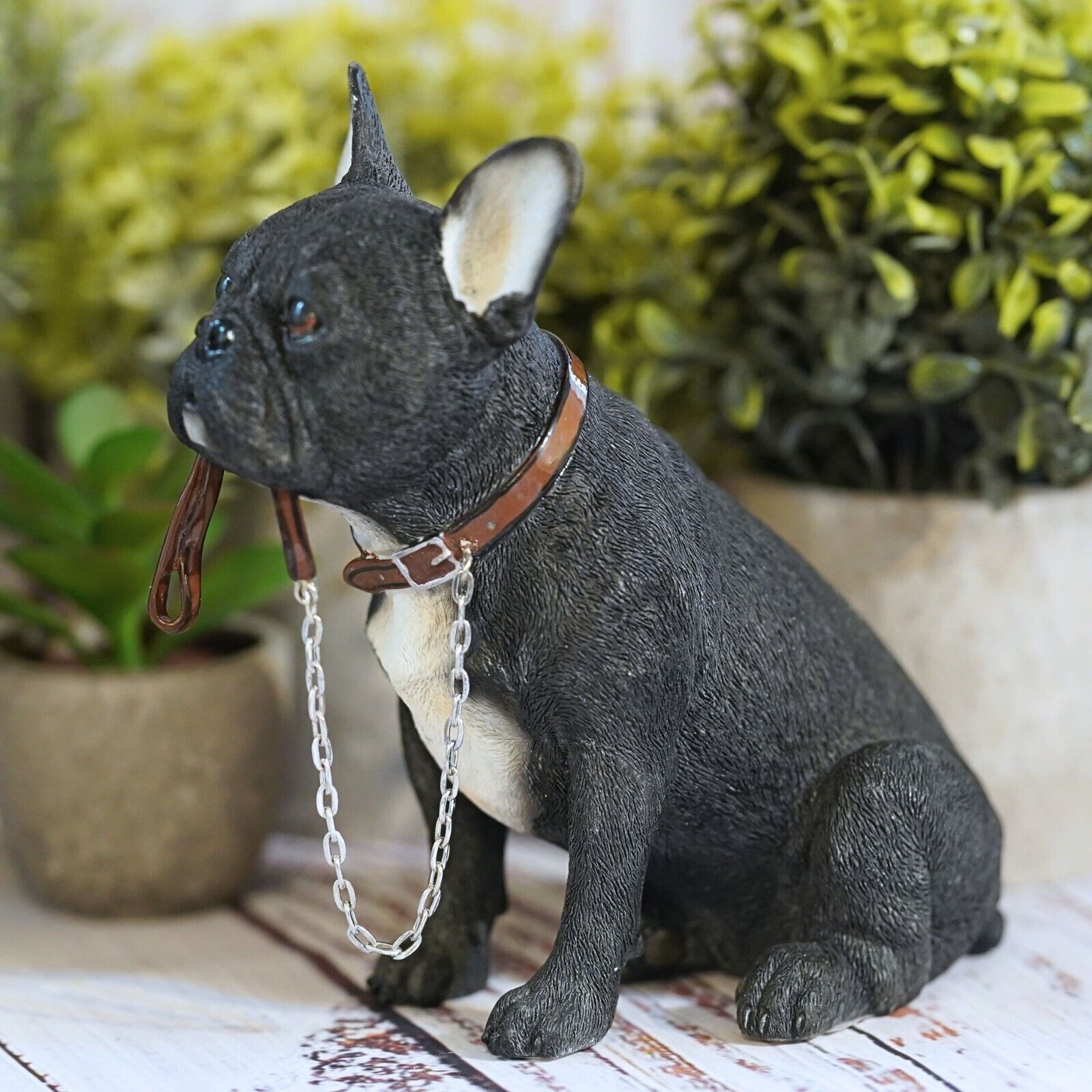 French Bulldog Dog Resin Statue