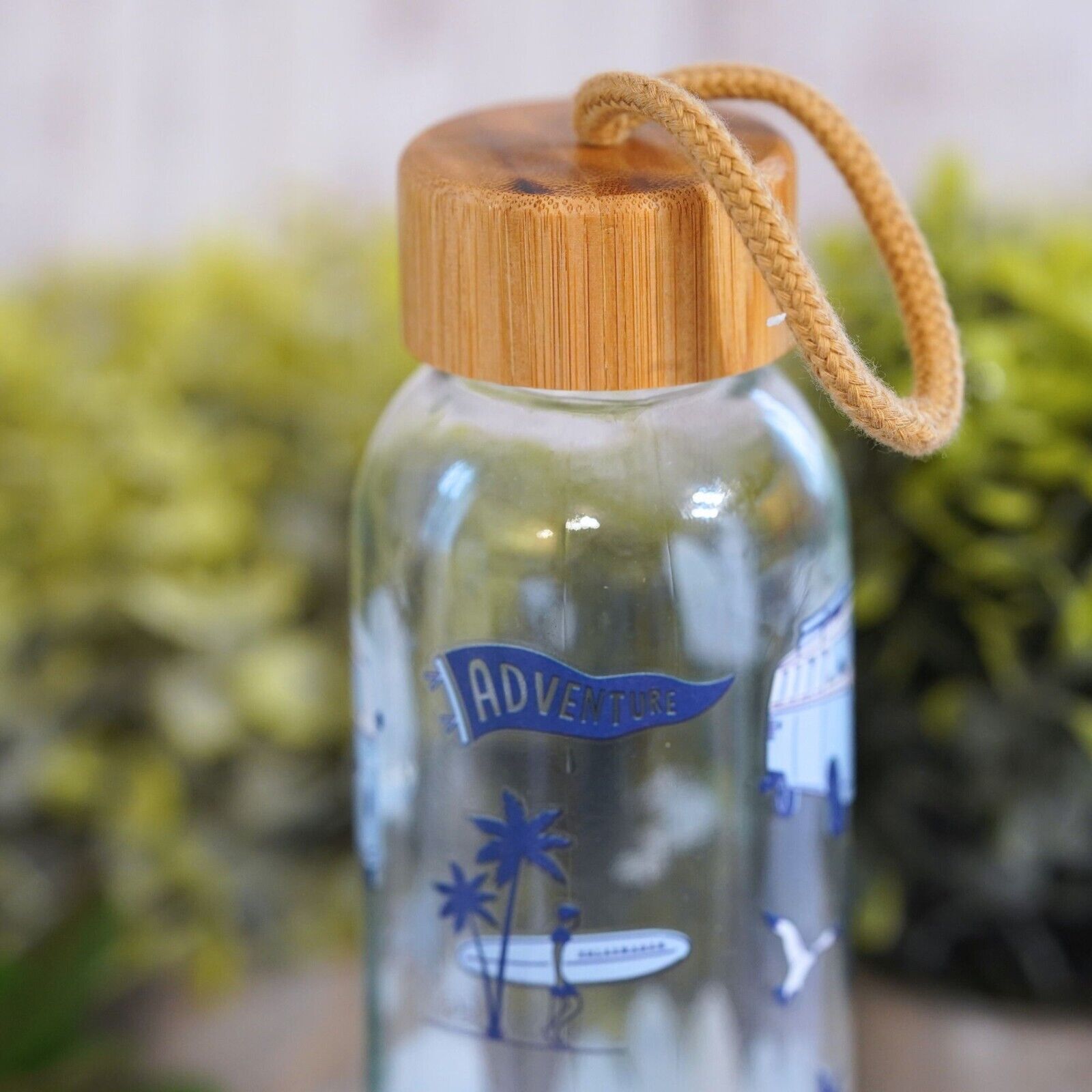 Volkswagen VW Camper Glass Water Bottle 500ml