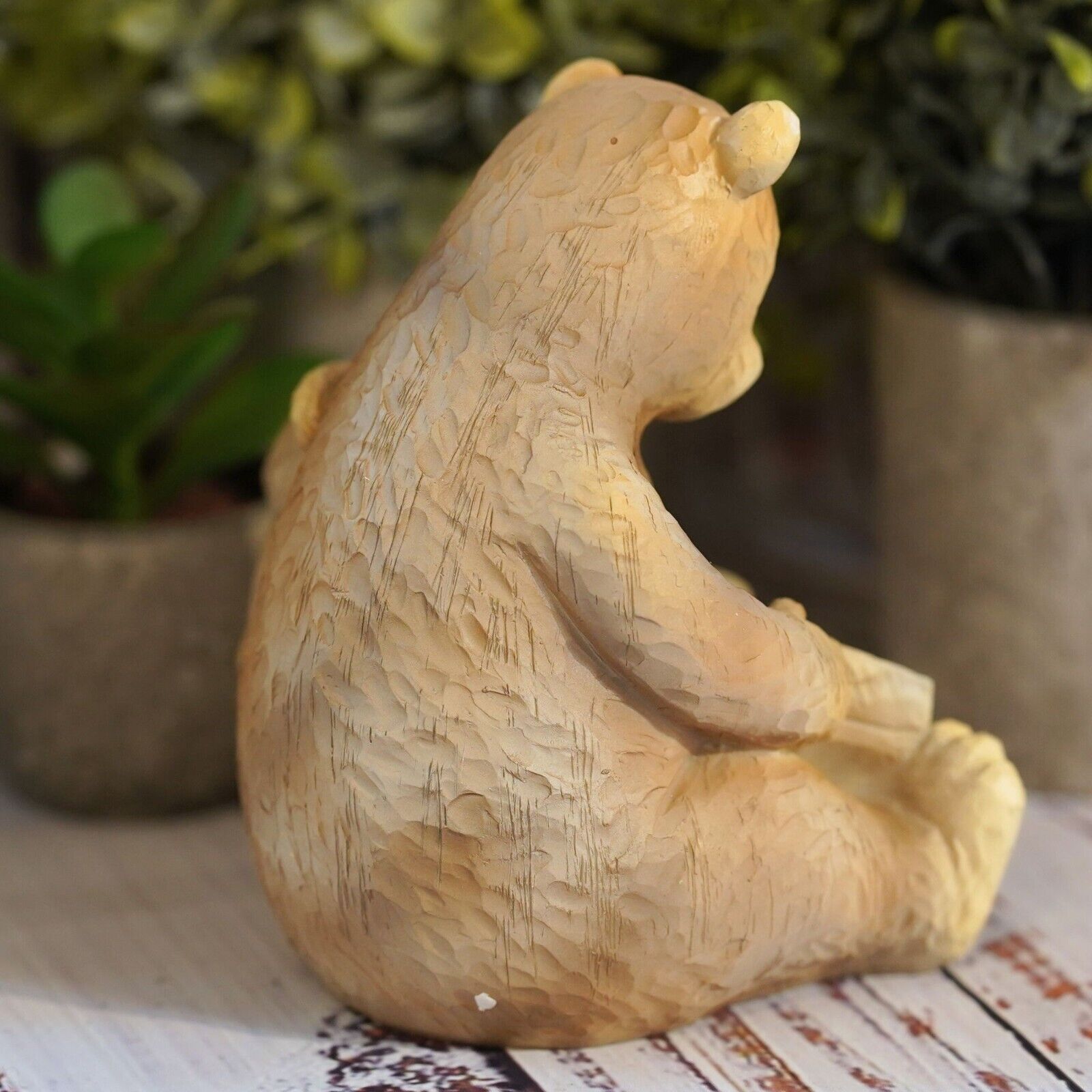 Bears Reading Resin Statue