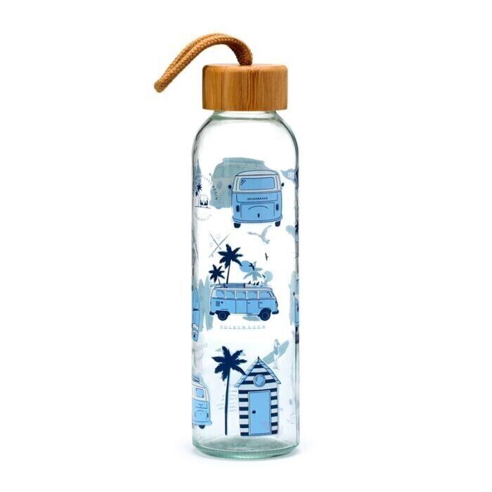 Volkswagen VW Camper Glass Water Bottle 500ml