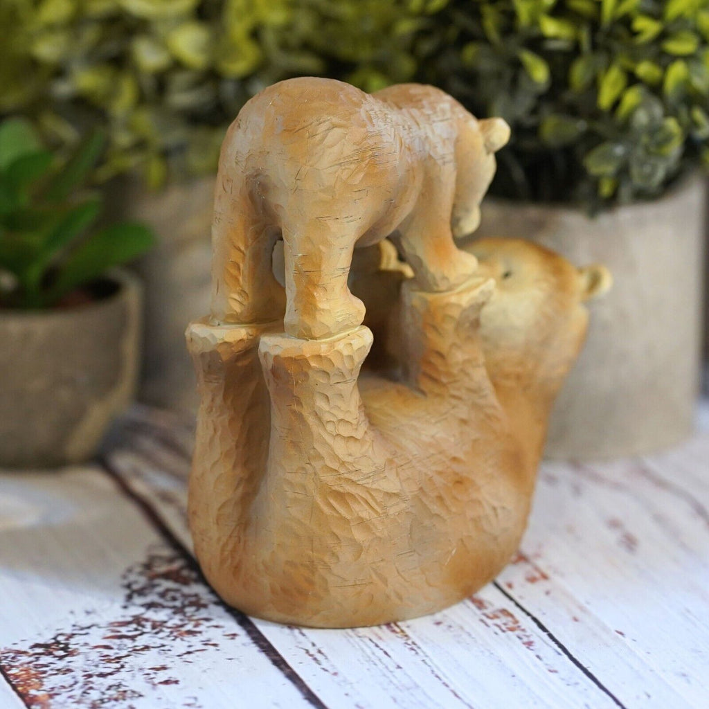 Bears Playing Resin Statue