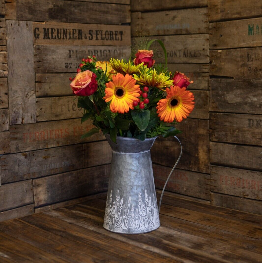 Galvanised Milk Jug