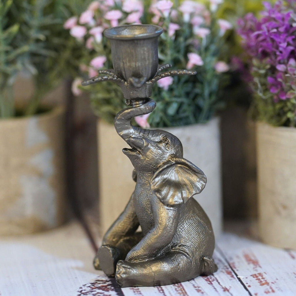 Elephant Candlestick Tealight Holder