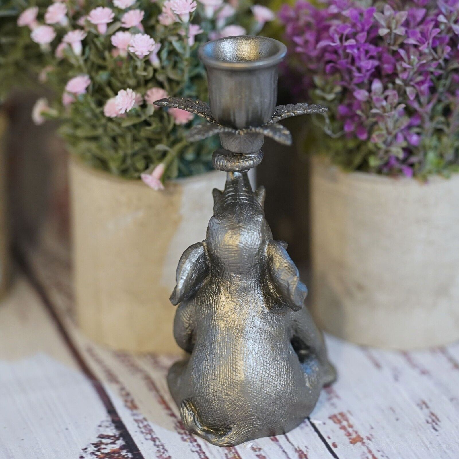 Elephant Candlestick Tealight Holder