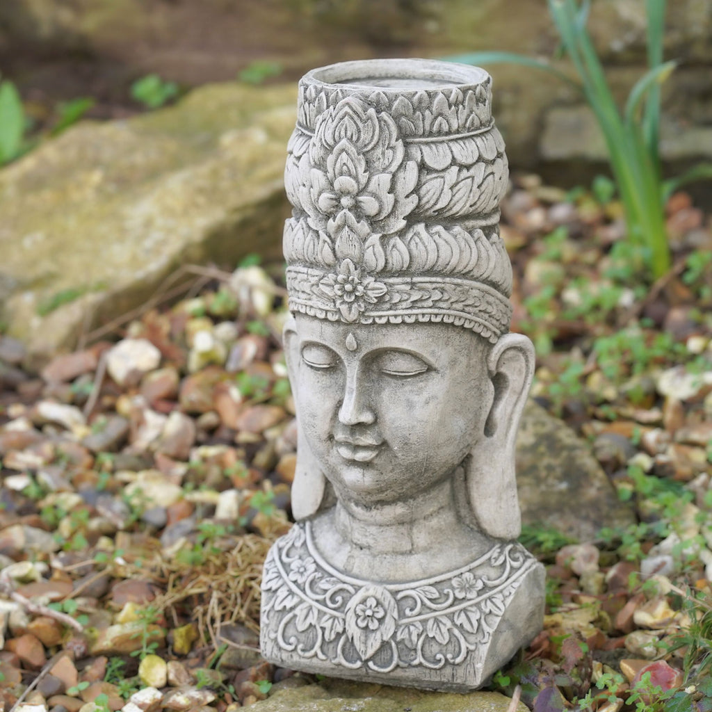 Tealight Thai Buddha Stone Statue