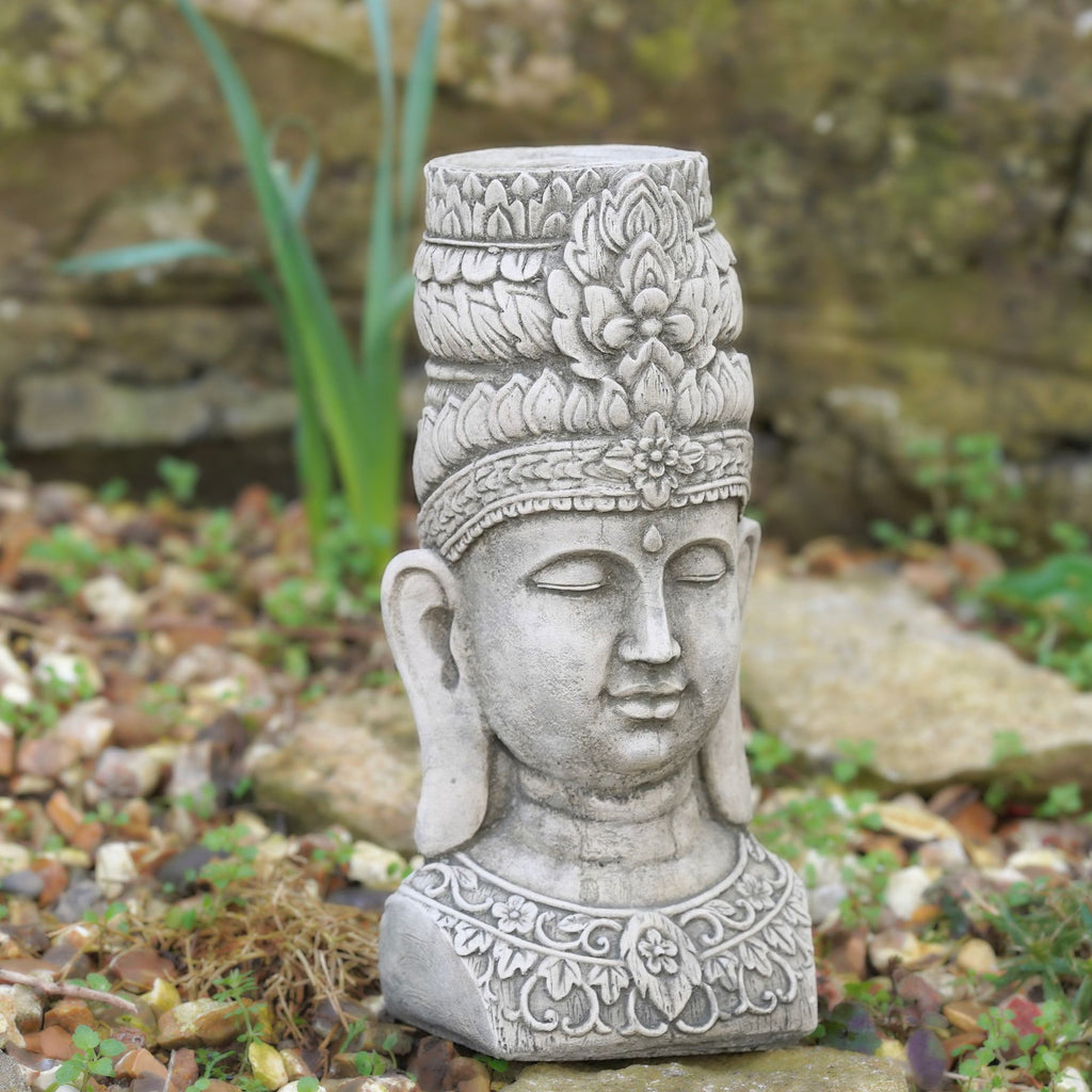 Tealight Thai Buddha Stone Statue