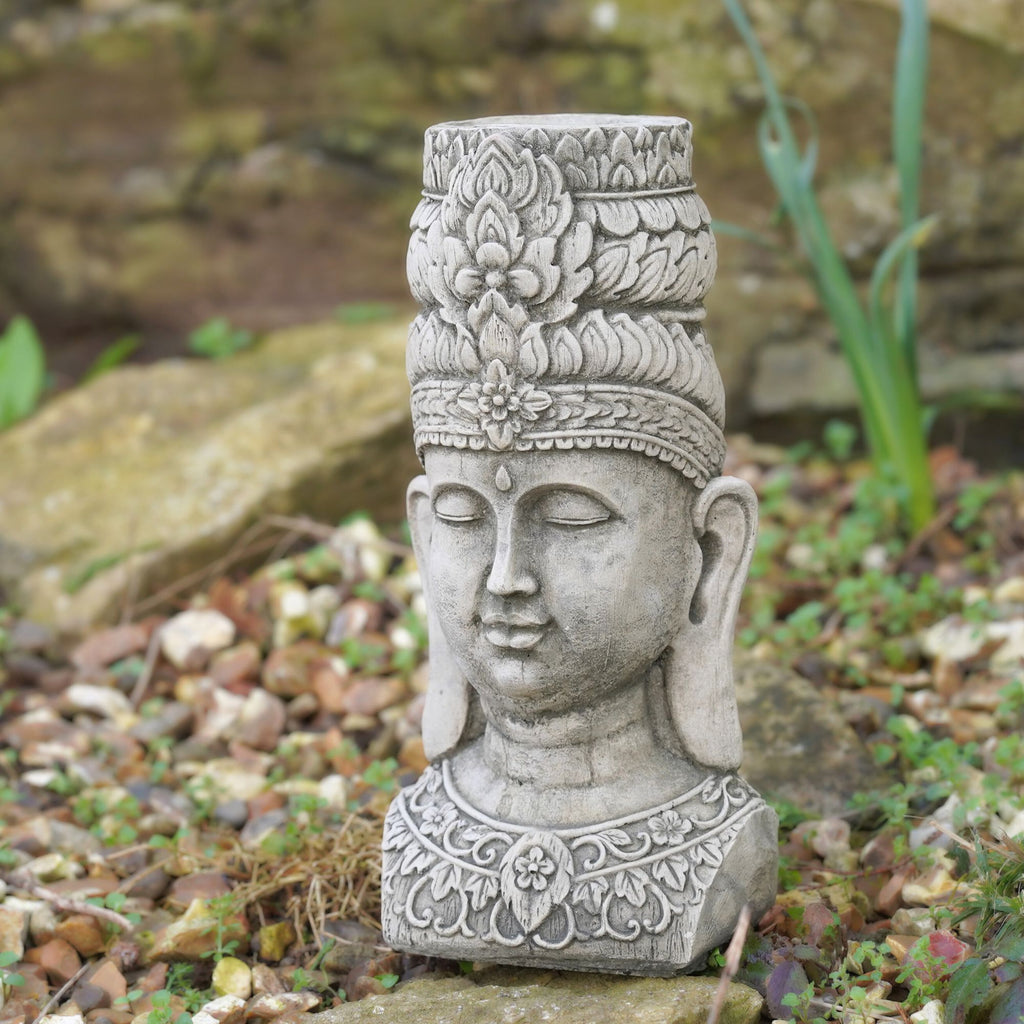 Tealight Thai Buddha Stone Statue